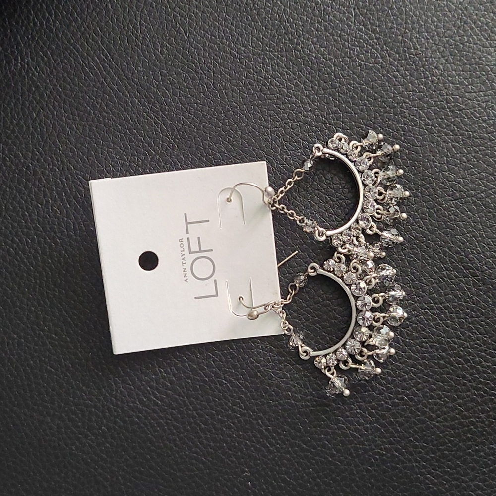 NWT | Ann Taylor LOFT crystal earrings